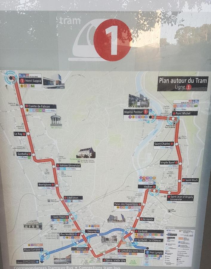 New Cheap Private Room, Kitchen , Overwieuw Sea,Tram On Spot, 12 Minutes From Nice Train Station With Tram , Beach In 17 Min Tram , Chambre Privee Pas Cher, Cuisine Equipee , Tram Sur Place, Apercu Mer, 12 Min De La Gare De Nice Avec Le Tram, 17 Min Dış mekan fotoğraf
